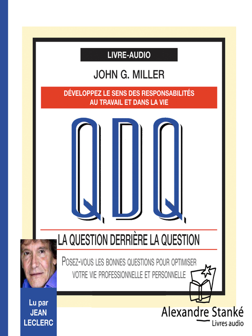 Upplýsingar um QDQ--La question derrière la question eftir John G. Miller - Biðlisti